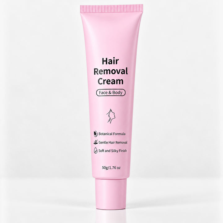 Hair Removal Cream for Women, Face and Body Depilatory with Spatula, 1.76 oz