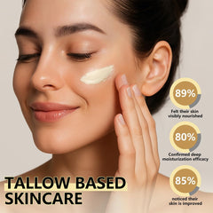 Beef Tallow and Honey Balm, Organic Grass Fed Face Moisturizer, Body Butter - veakoo