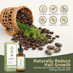 Cyperus Rotundus Oil, Natural Hair Growth Inhibitor for Face and Body, 2 oz - veakoo