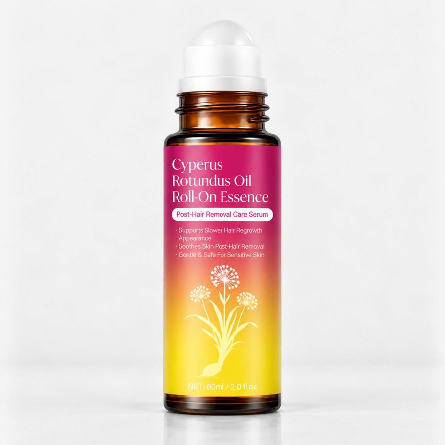 Cyperus Rotundus Oil Serum Roll-On, Hair Growth Inhibitor, 2.02 fl oz - veakoo