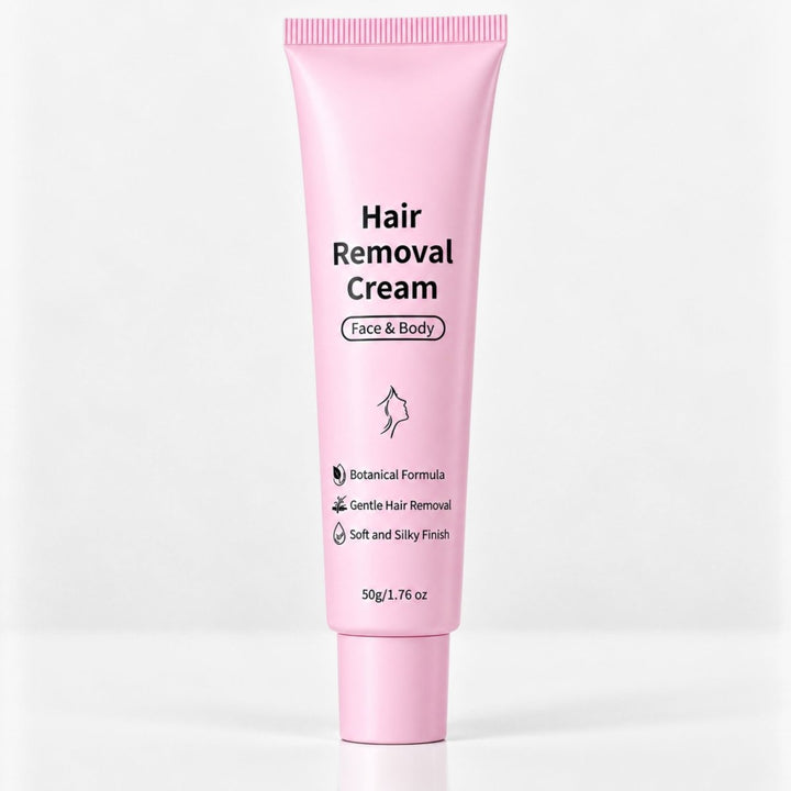Hair Removal Cream for Women, Face and Body Depilatory with Spatula, 1.76 oz
