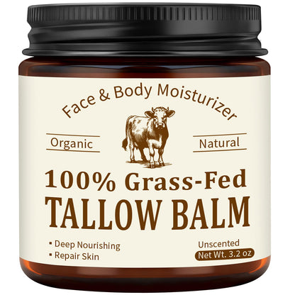 Veakoo Premium Beef Tallow Face Balm - Grass-Fed Natural Moisturizer