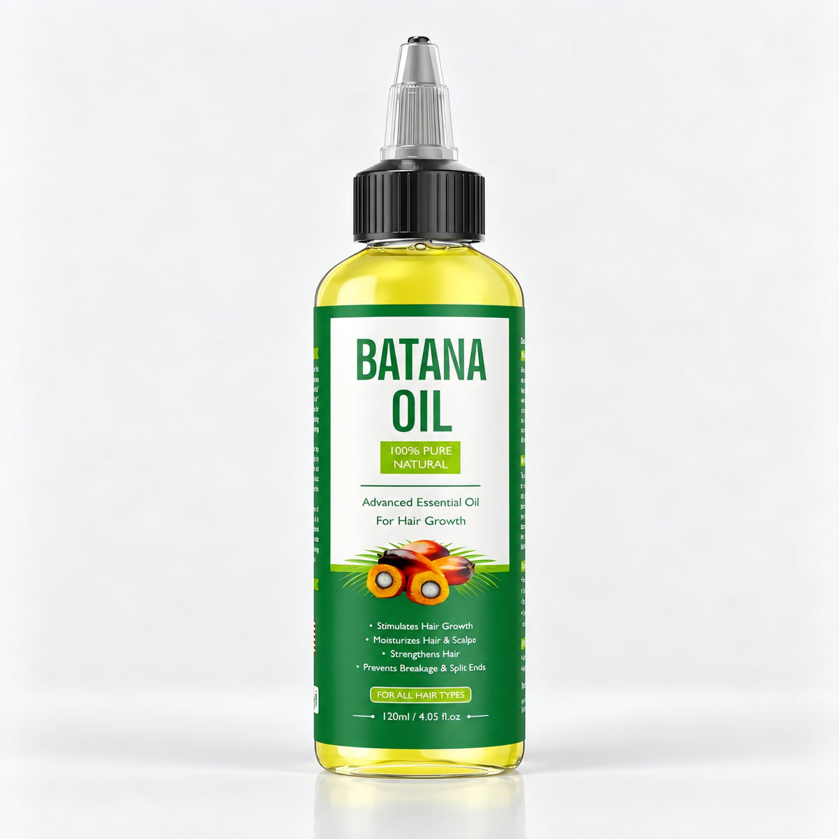 Batana Oil for Hair Care | Unrefined Honduran Oil for Dry Hair, Scalp & Hair Repair, 4.05 oz