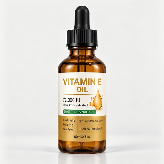 Vitamin E Face Cream with Tocopherol, Hydrating Moisturizer, 2 oz