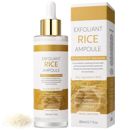 Peel Shot Glow White Rice Exfoliant Peeling Ampoule - Natural Brightening Serum