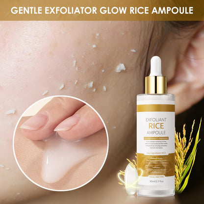 Peel Shot Glow White Rice Exfoliant Peeling Ampoule - Natural Brightening Serum