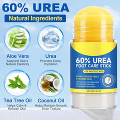 60% Urea Foot Cream Stick with 2% Salicylic Acid, 1.41 oz