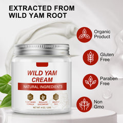 Wild Yam Cream | Hydrating Botanical Body Moisturizer