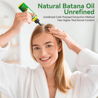 Batana Oil for Hair Care | Unrefined Honduran Oil for Dry Hair, Scalp & Hair Repair, 4.05 oz