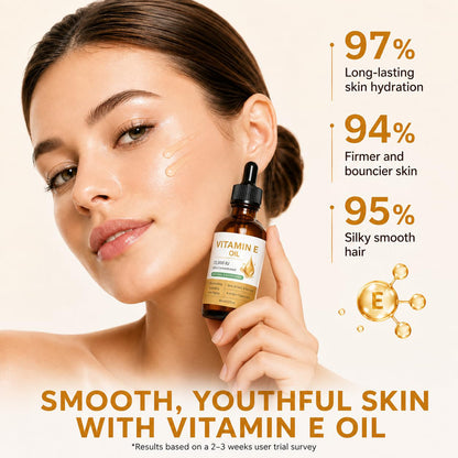Vitamin E Face Cream with Tocopherol, Hydrating Moisturizer, 2 oz