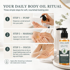 Collagen Body Oil for Firmer, Smoother-Looking Skin, 3.38 fl oz
