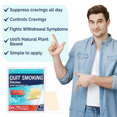 Nicotine-Free Smoking Support Patches, Daily Wellness, 30 Patches