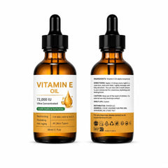 Vitamin E Face Cream with Tocopherol, Hydrating Moisturizer, 2 oz