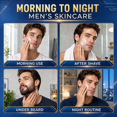 Mens Face Moisturizer with Niacinamide, Ceramide and Carnosine, 5.4 oz - veakoo