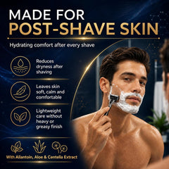 Mens Face Moisturizer with Niacinamide, Ceramide and Carnosine, 5.4 oz - veakoo
