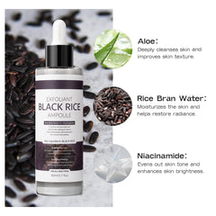 Peel Shot Glow Black Rice Exfoliant Peeling Ampoule(2.7fl.oz) - veakoo