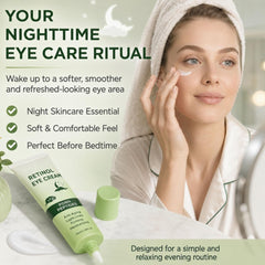 Retinol Eye Cream with PDRN and Peptides, Anti-Aging Under Eye Care, 1.06 oz - veakoo