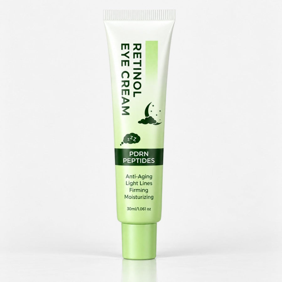 Retinol Eye Cream with PDRN and Peptides, Anti-Aging Under Eye Care, 1.06 oz - veakoo