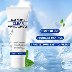 Soothing Cooling Gel with Menthol, Muscle Relief for Women and Men, 3.4oz - veakoo