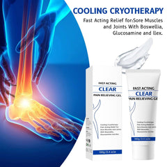 Soothing Cooling Gel with Menthol, Muscle Relief for Women and Men, 3.4oz - veakoo
