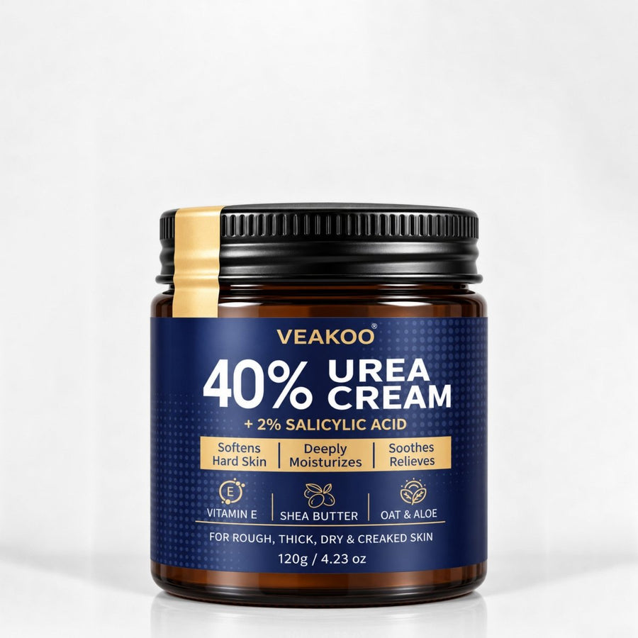 Urea Cream 40% for Feet, Salicylic Acid 2%, Callus Remover, 4.23 oz - veakoo