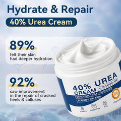 Urea Cream 40% with Salicylic Acid 2%, Foot and Hand Cream, Callus Remover, 5.29 oz - veakoo