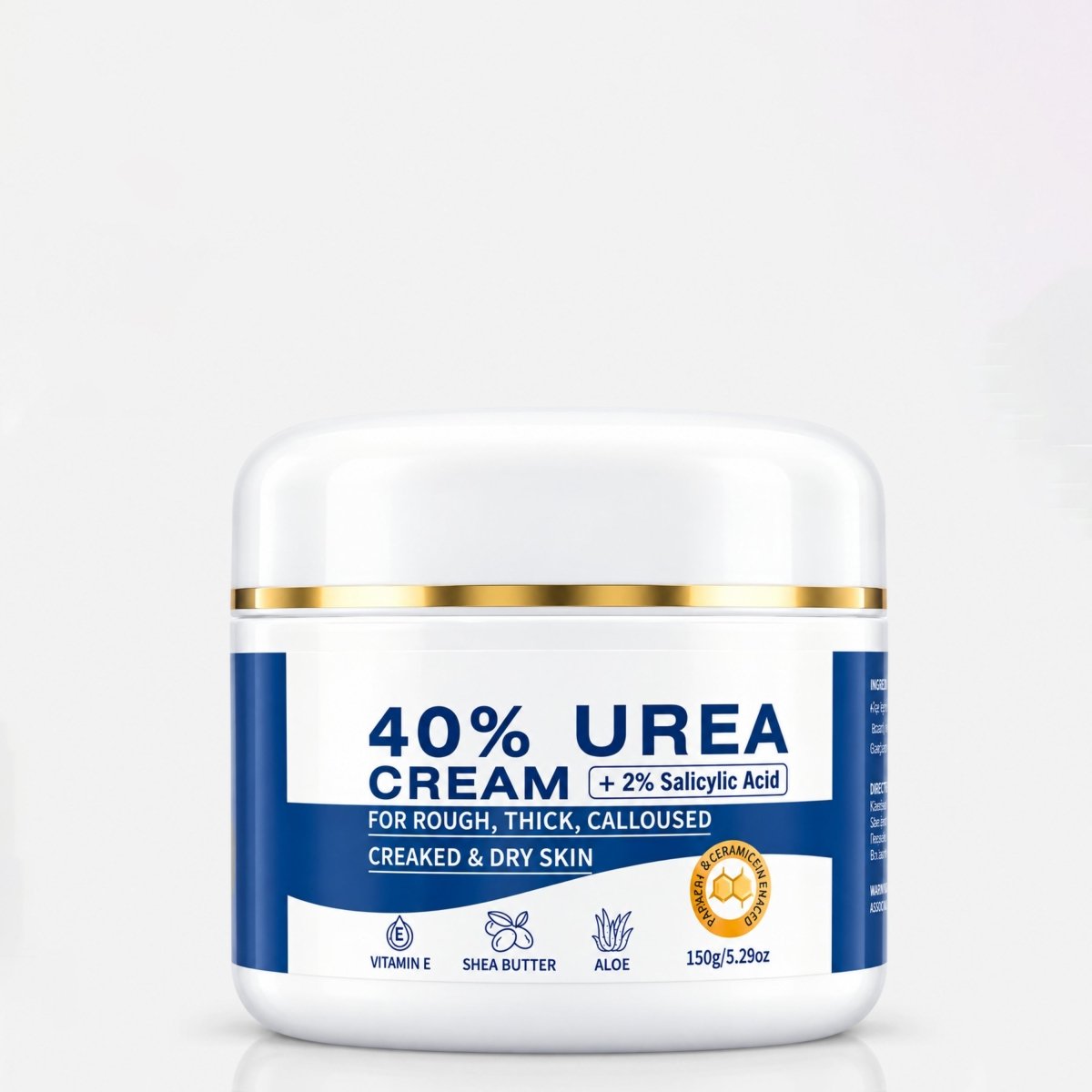 Urea Cream 40% with Salicylic Acid 2%, Foot and Hand Cream, Callus Remover, 5.29 oz - veakoo